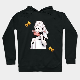 Skin Cow Care Blogger Cute Animal friends Hoodie